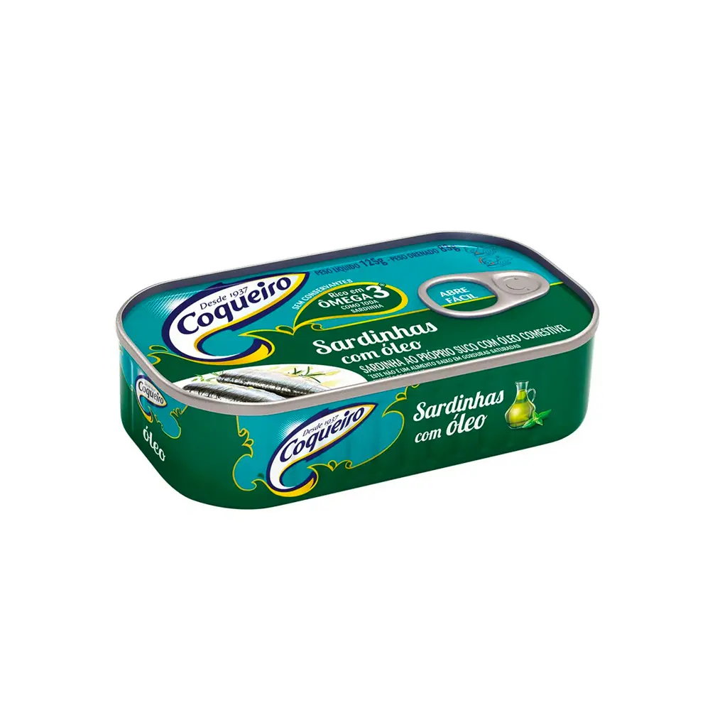 Sardinas en su propio jugo COQUEIRO (125g)